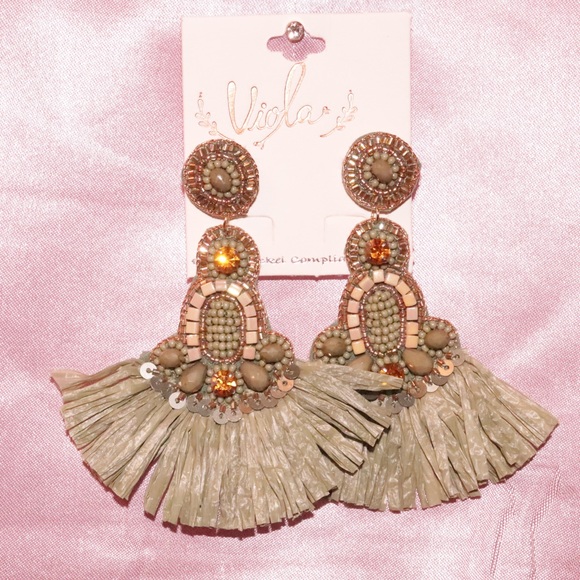 Great beaded earrings 🌿 - Picture 1 of 1